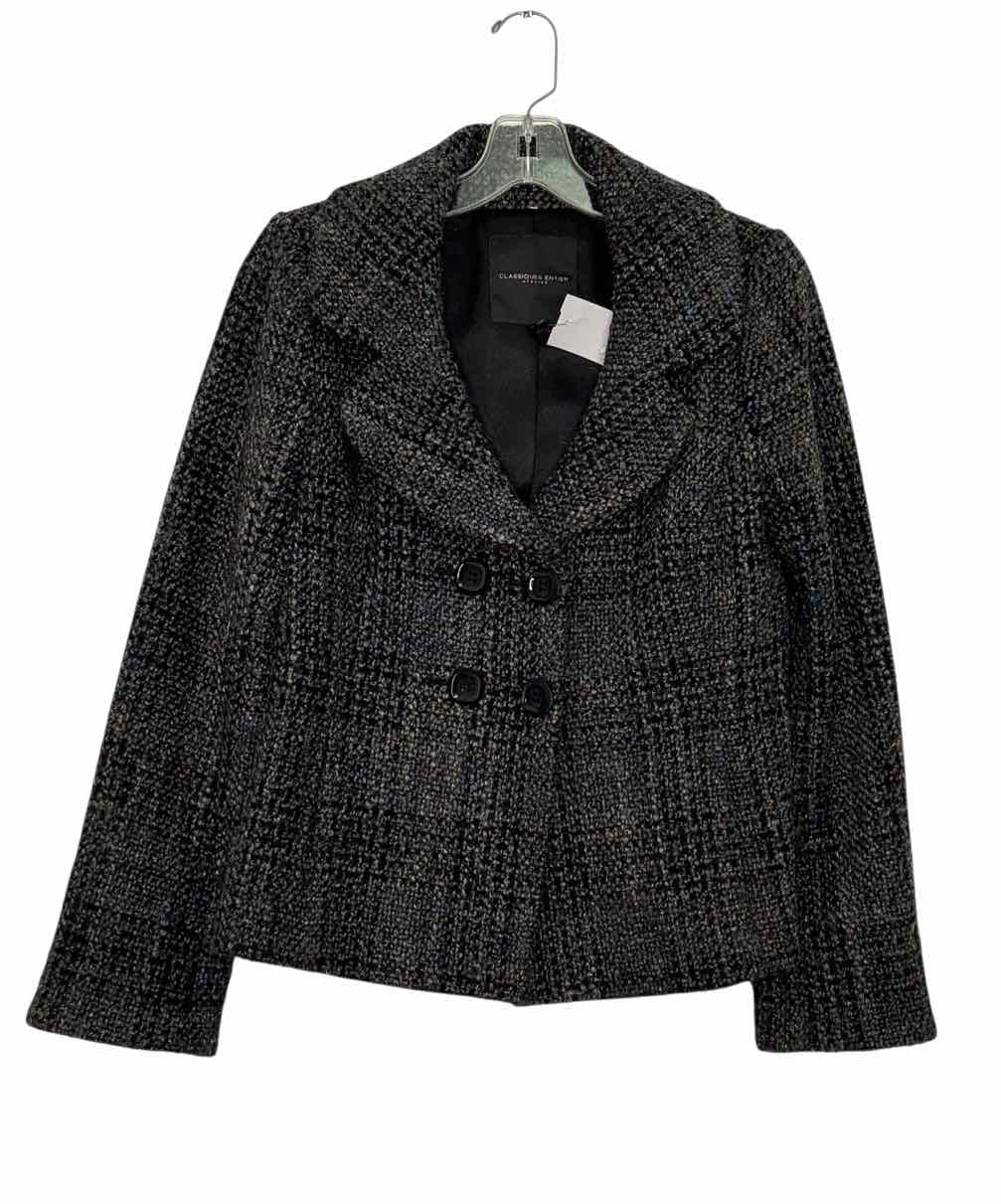 Classiques Entier Size X- Small Blue Pre-Owned Blazer/Indoor Jacket- Ladies