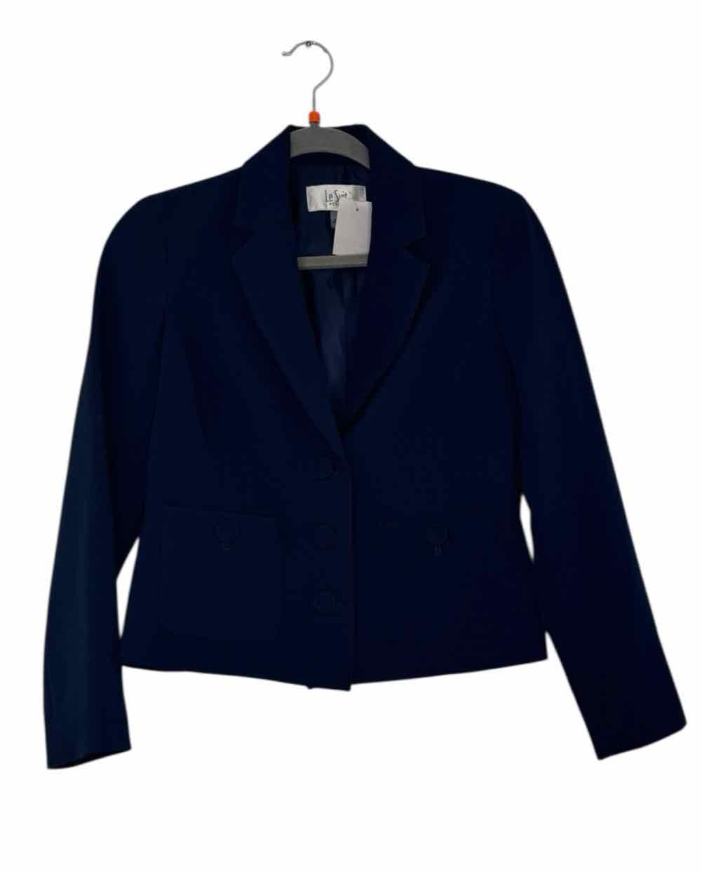 Size 2P Navy Pre-Owned Blazer/Indoor Jacket- Ladies