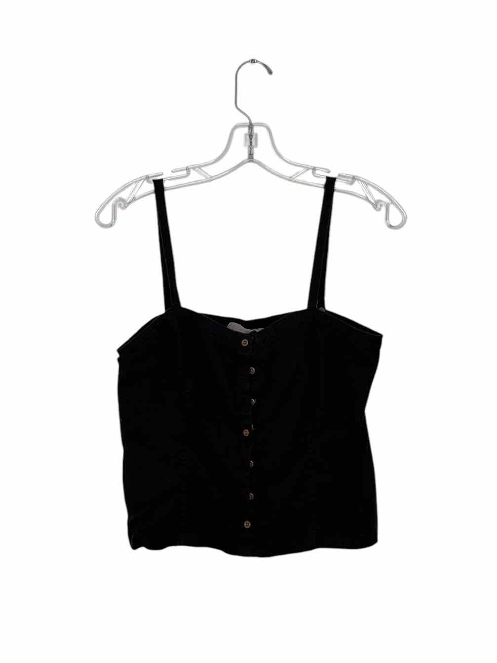 Everlane Size 2 Black Pre-Owned Tank Top- Ladies