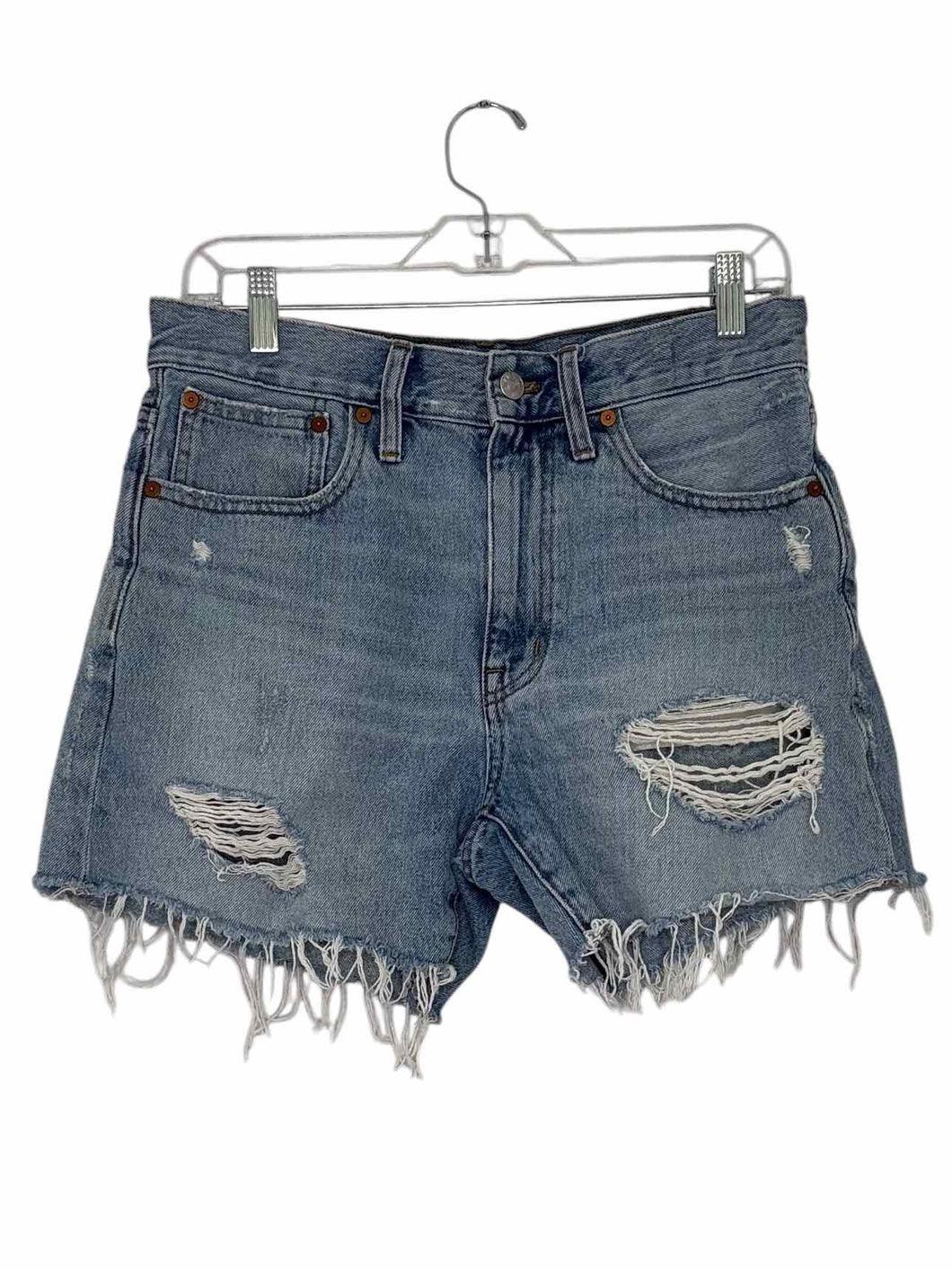 Madewell Size 27 Denim Pre-Owned Shorts- Ladies