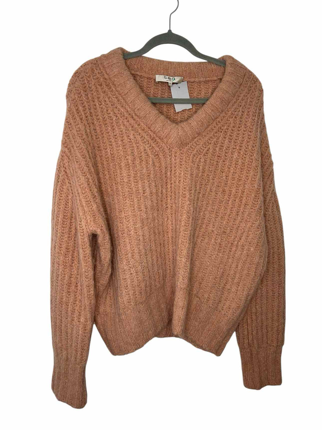 Sea NY Size Medium Rose Pre-Owned Sweater- Ladies