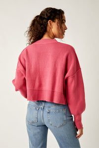 Free People Size X- Small Pink Sweater- Ladies