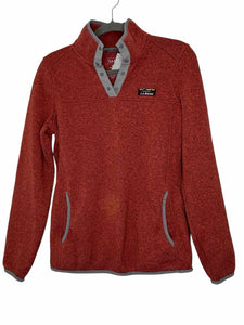 LL Bean Size X- Small Rust Pre-Owned Pullover- Ladies