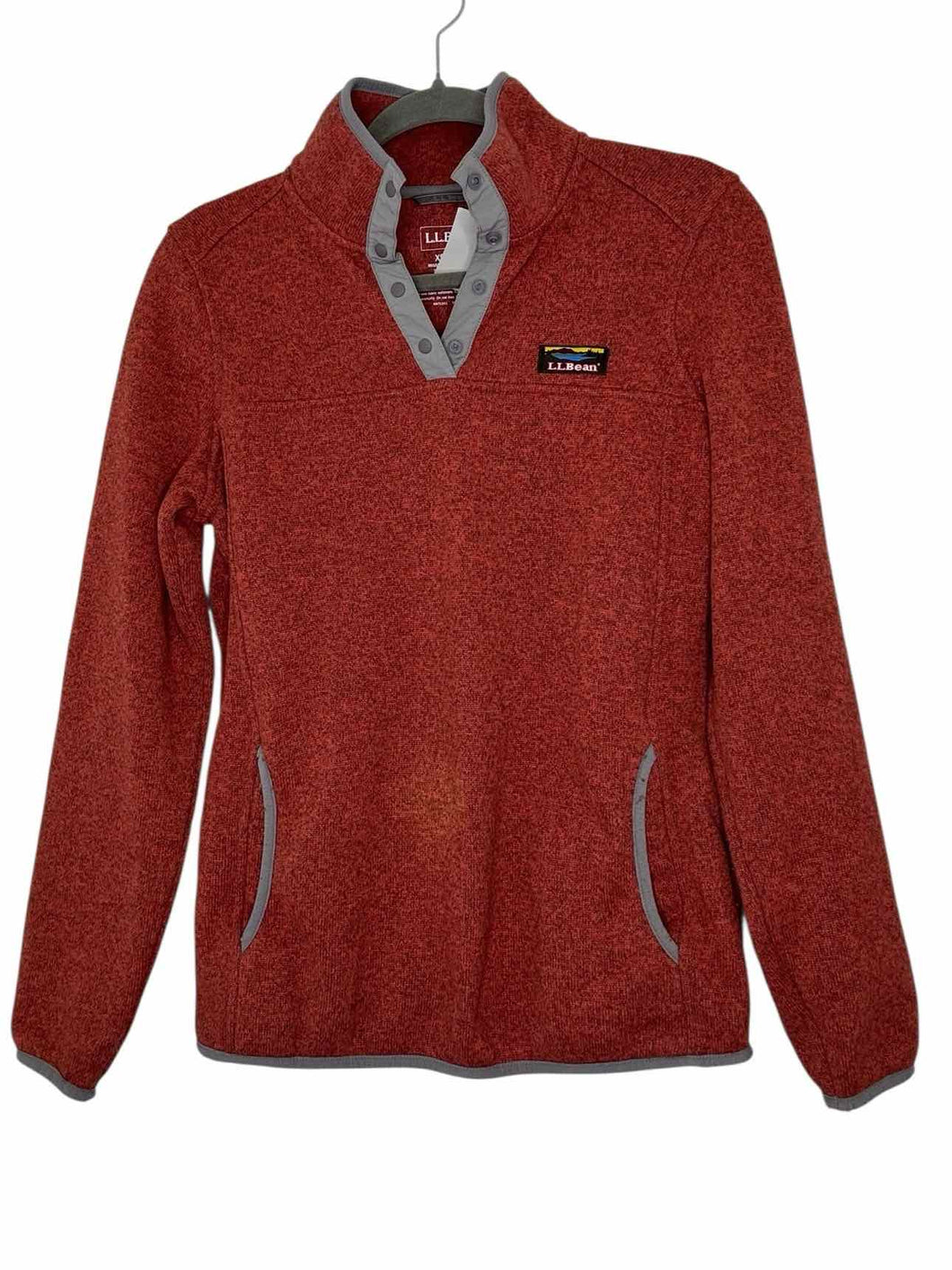 LL Bean Size X- Small Rust Pre-Owned Pullover- Ladies