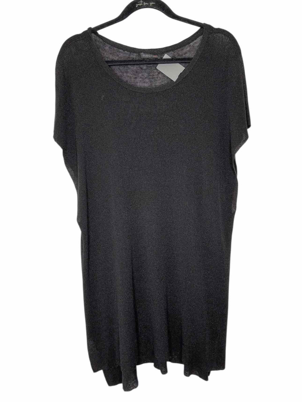 Eileen Fisher Size X-Large Black Pre-Owned Sweater- Ladies