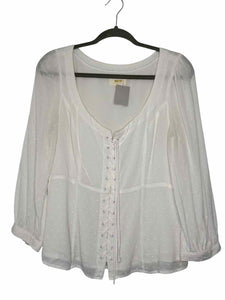 Maeve Size 12 White Pre-Owned Shirt- Ladies