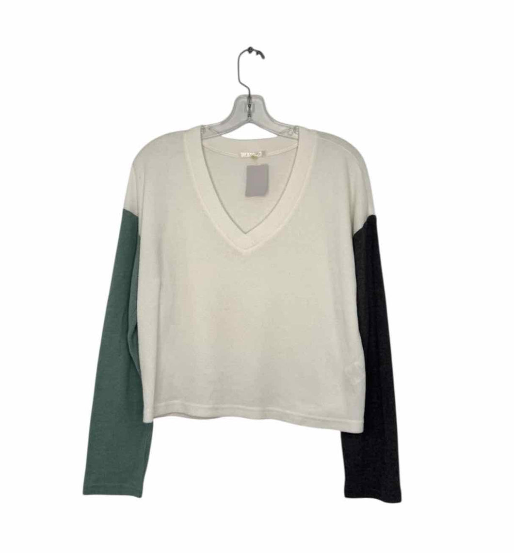 Z Supply Size Medium Cream Pre-Owned Sweater- Ladies