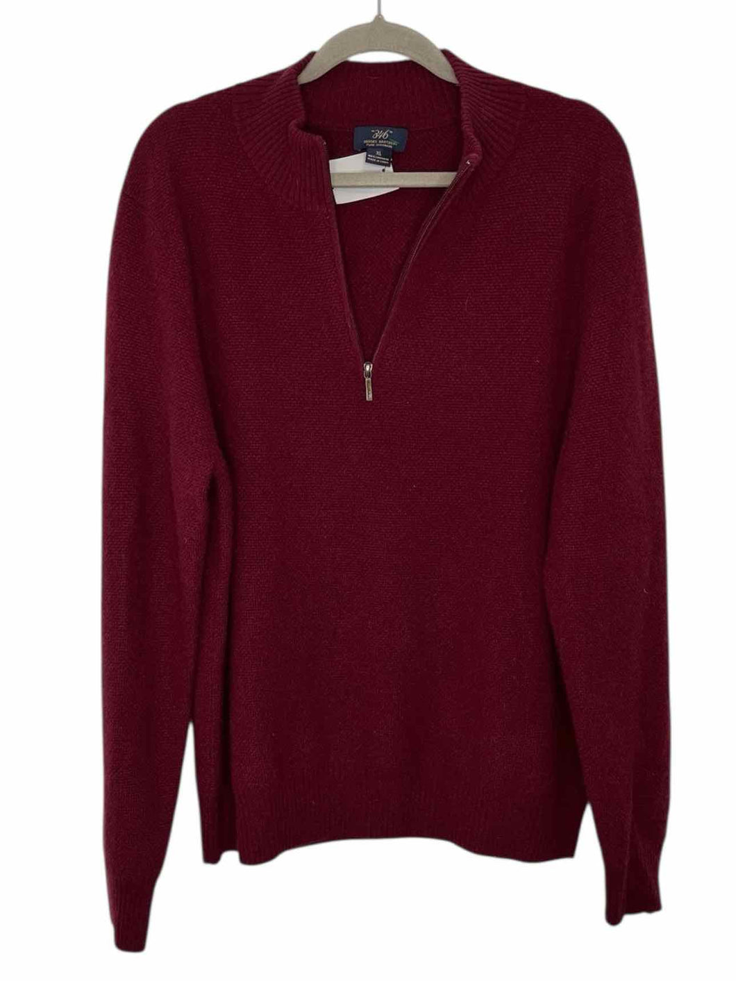 Brooks Brothers Size XL Burgundy Pre-Owned Sweater- Mens