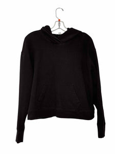 James Perse Size Small Black Pre-Owned Hoodie- Ladies