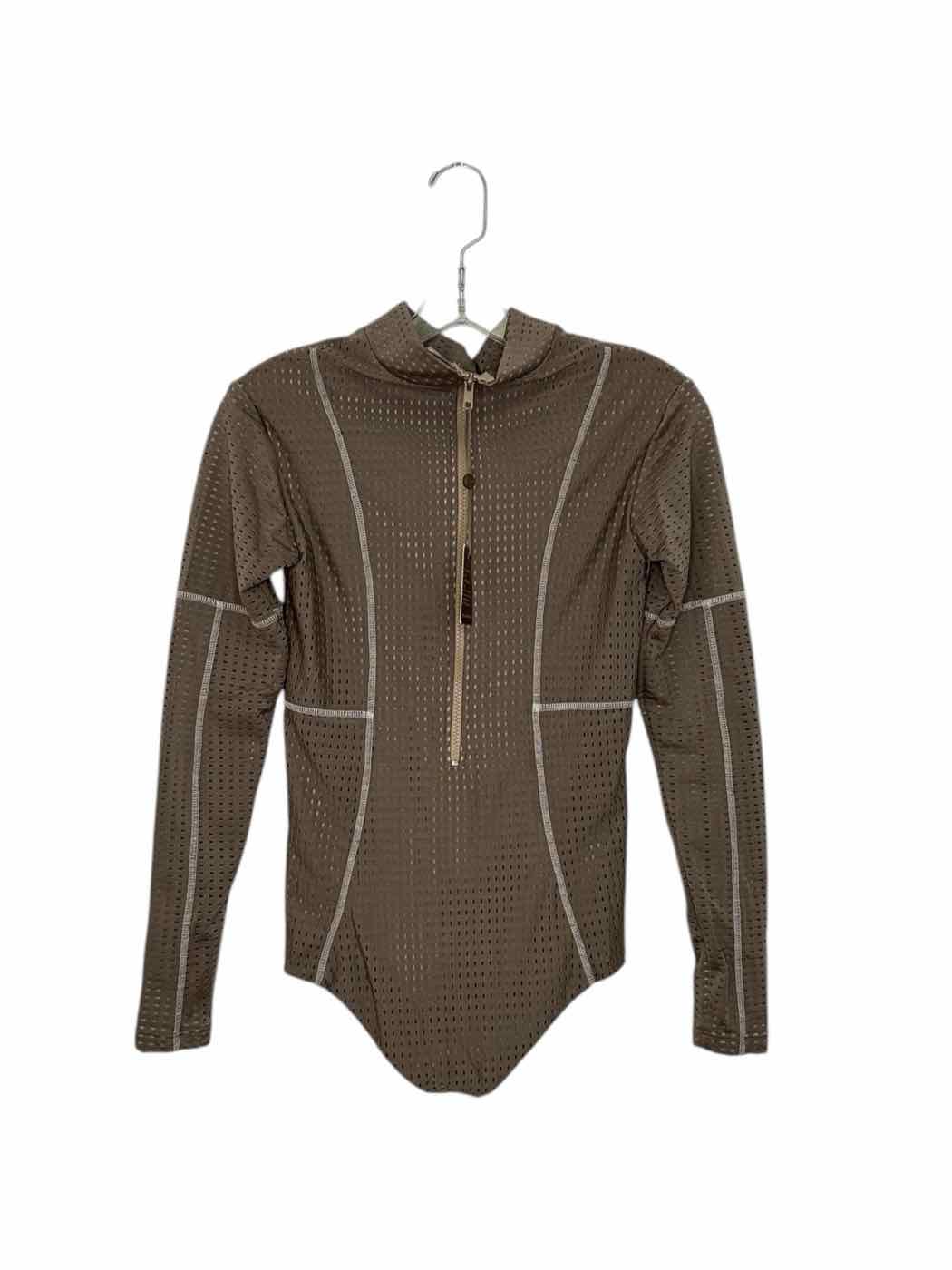 Acacia Size Medium Taupe Pre-Owned Bathing Suit- Ladies