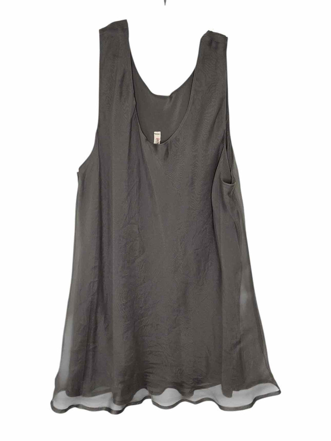 Robin Lane Size X-Large Grey Pre-Owned Tank Top- Ladies
