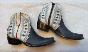 Old Gringo Size 8 Patriotic Footwear- NWOB Boots- Ladies