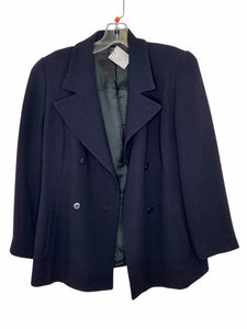 Ellen Tracy Size 8P Navy Pre-Owned Blazer/Indoor Jacket- Ladies