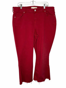 Slink Jeans Size 20 Red Pre-Owned Pants- Ladies