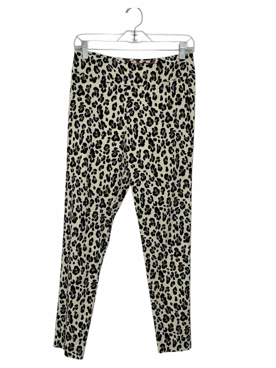 Krazy Larry Size 6 Ivory Print Pre-Owned Pants- Ladies