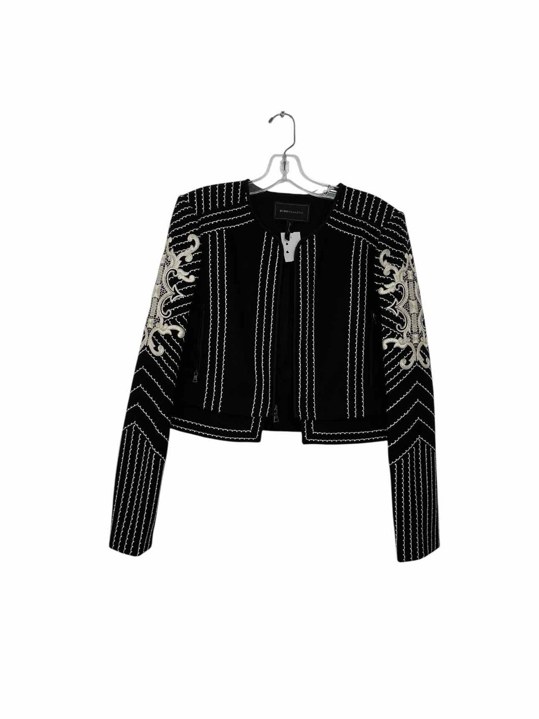 BCBG Size Large Black Pre-Owned Blazer/Indoor Jacket- Ladies