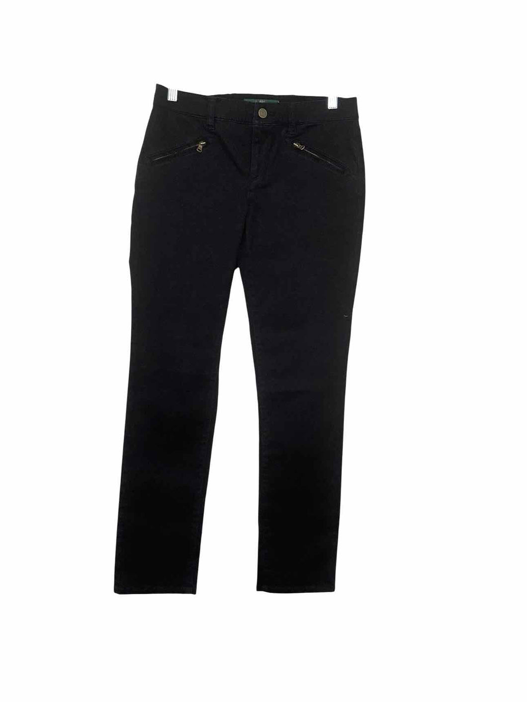 Lauren Ralph Lauren Size 4P Black Pre-Owned Pants- Ladies
