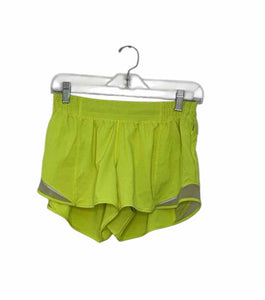 Lululemon Size 8 Neon Green Pre-Owned Shorts- Ladies