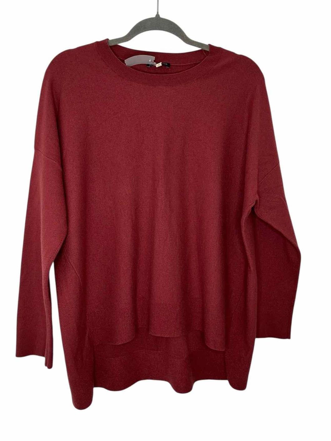 Eileen Fisher Size One Size Maroon Pre-Owned Sweater- Ladies