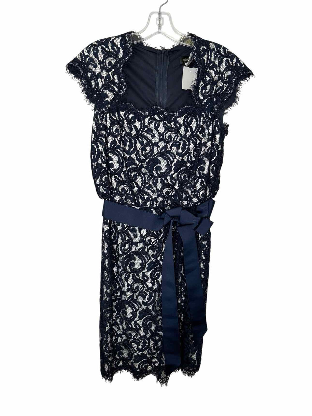 Tadashi Shoji Size 6 Navy Pre-Owned Dress- Ladies