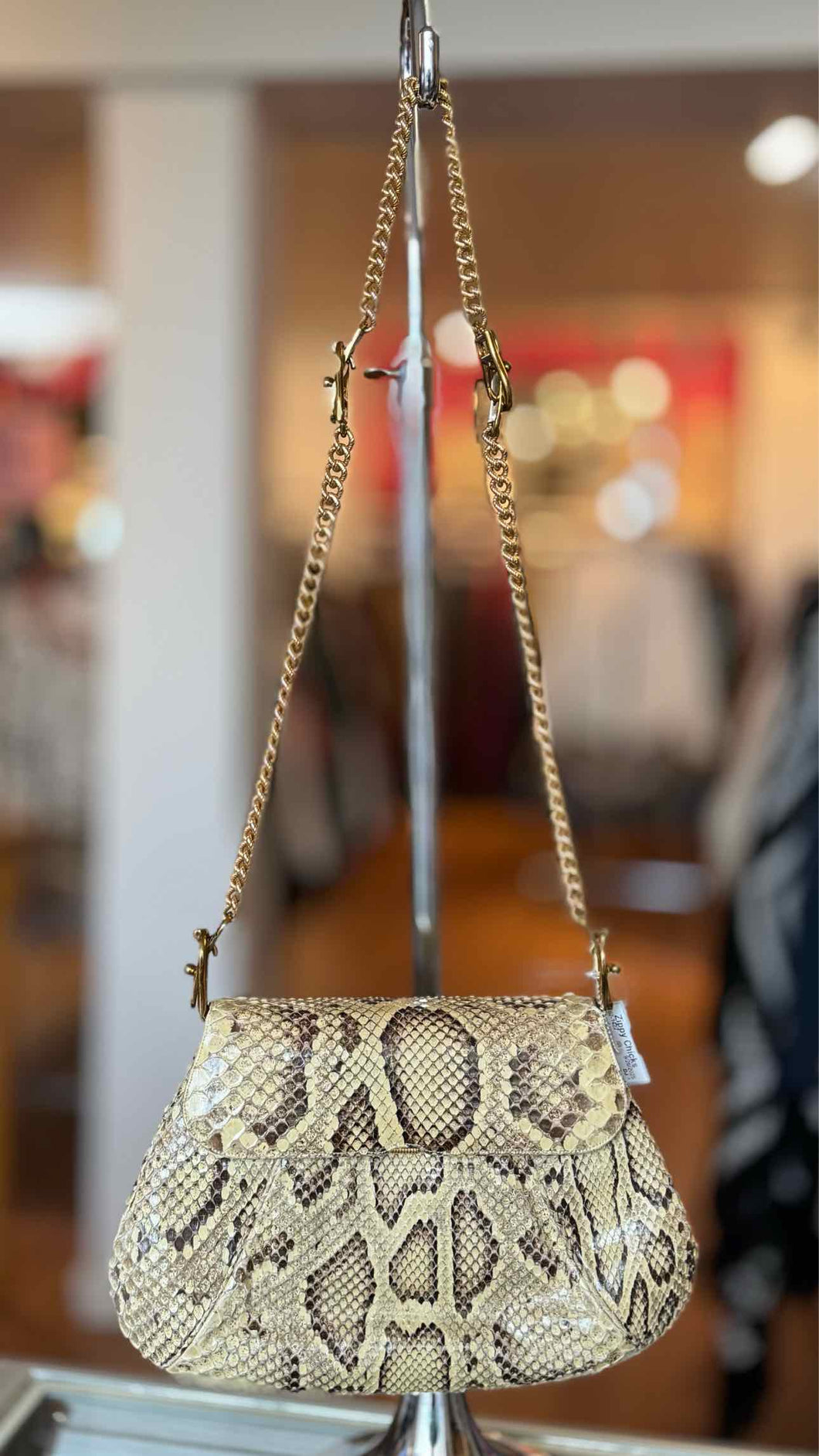 Vintage Snakeskin Pre-Owned Purse- Ladies