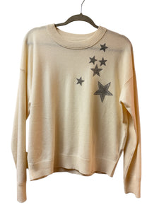 Zadig & Voltaire Size M/L Cream Pre-Owned Sweater- Ladies