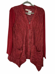 LOGO Size XXS Red Pre-Owned Sweater- Ladies