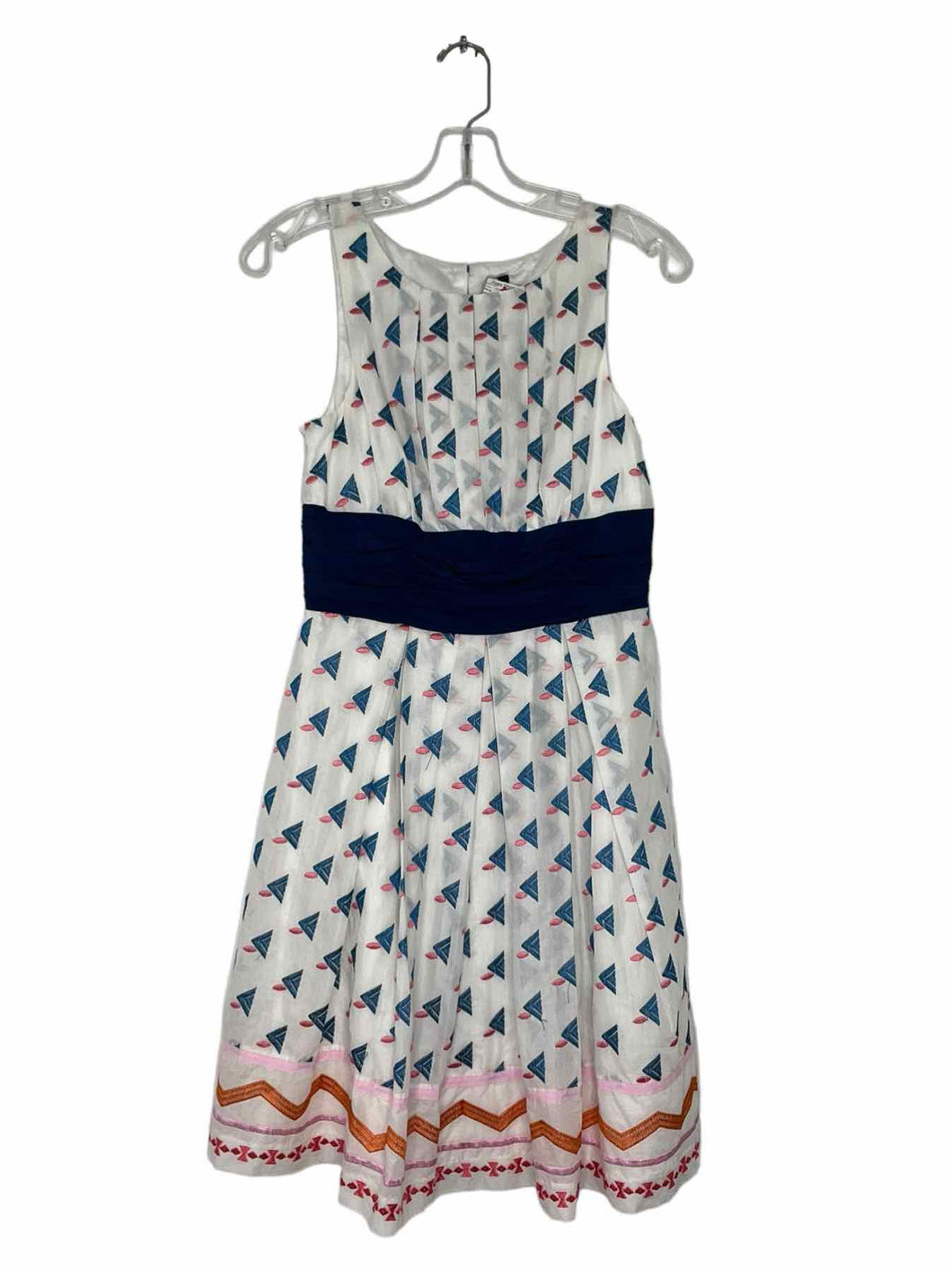 Plenty Size Small White Print Dress- Ladies