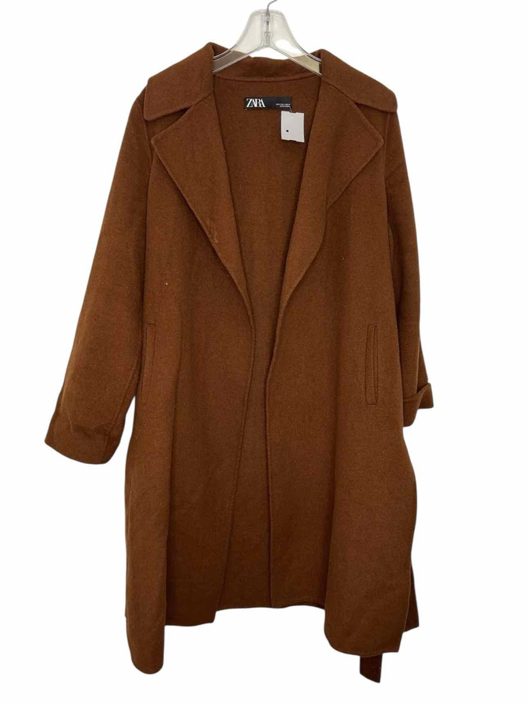 Zara Size Small Brown Pre-Owned Coat- Ladies