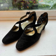 Load image into Gallery viewer, Yves St. Laurent Size 9 Black Heels Pre-Owned Shoes- Ladies
