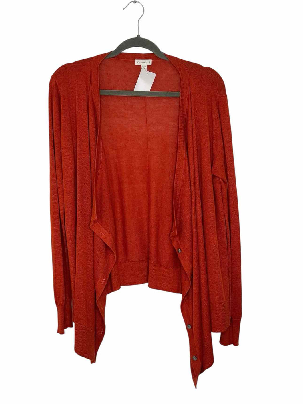 Garnet Hill Size Medium Terracotta Pre-Owned Sweater- Ladies