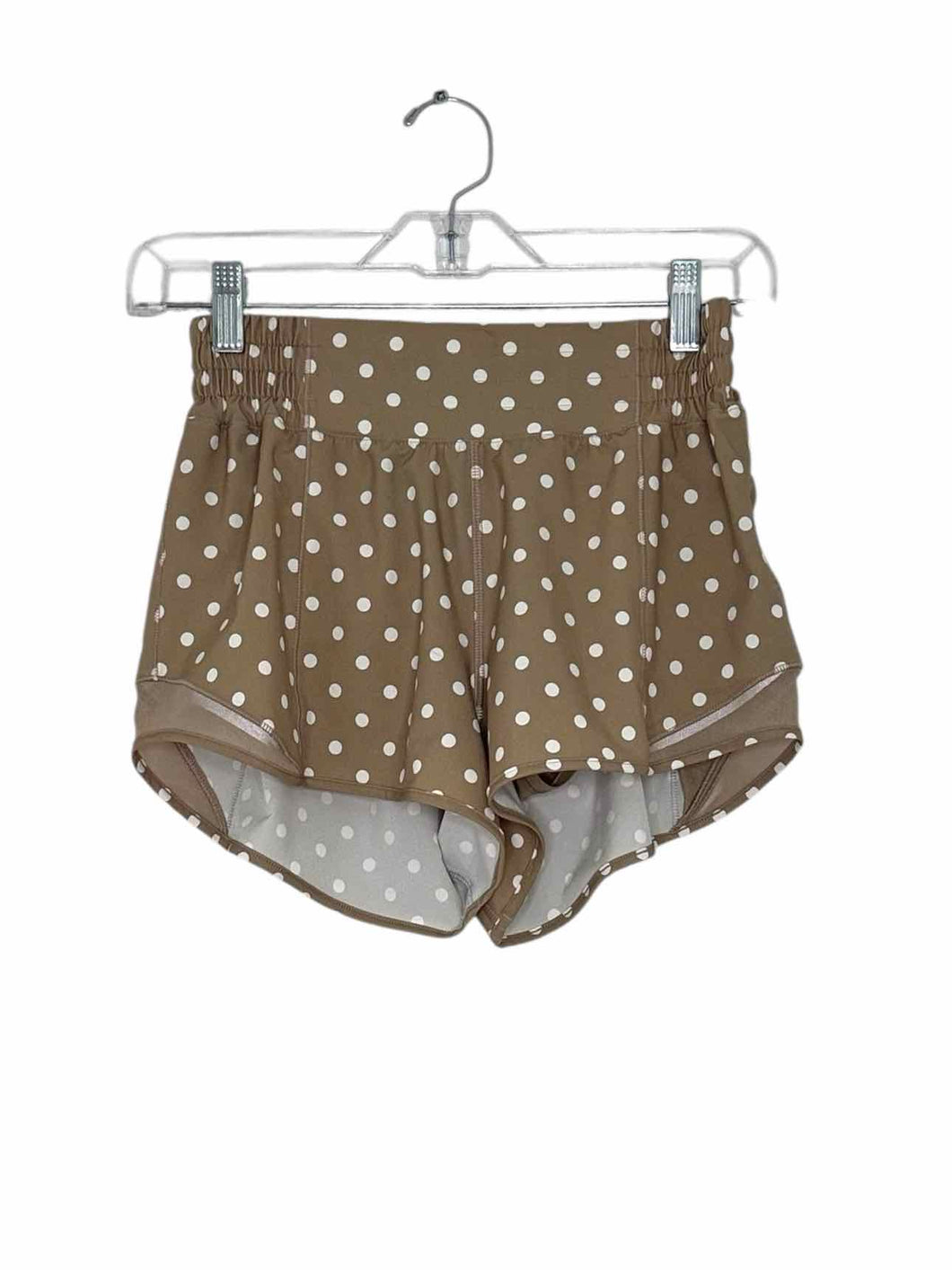 Lululemon Size 4 Tan Print Pre-Owned Shorts- Ladies