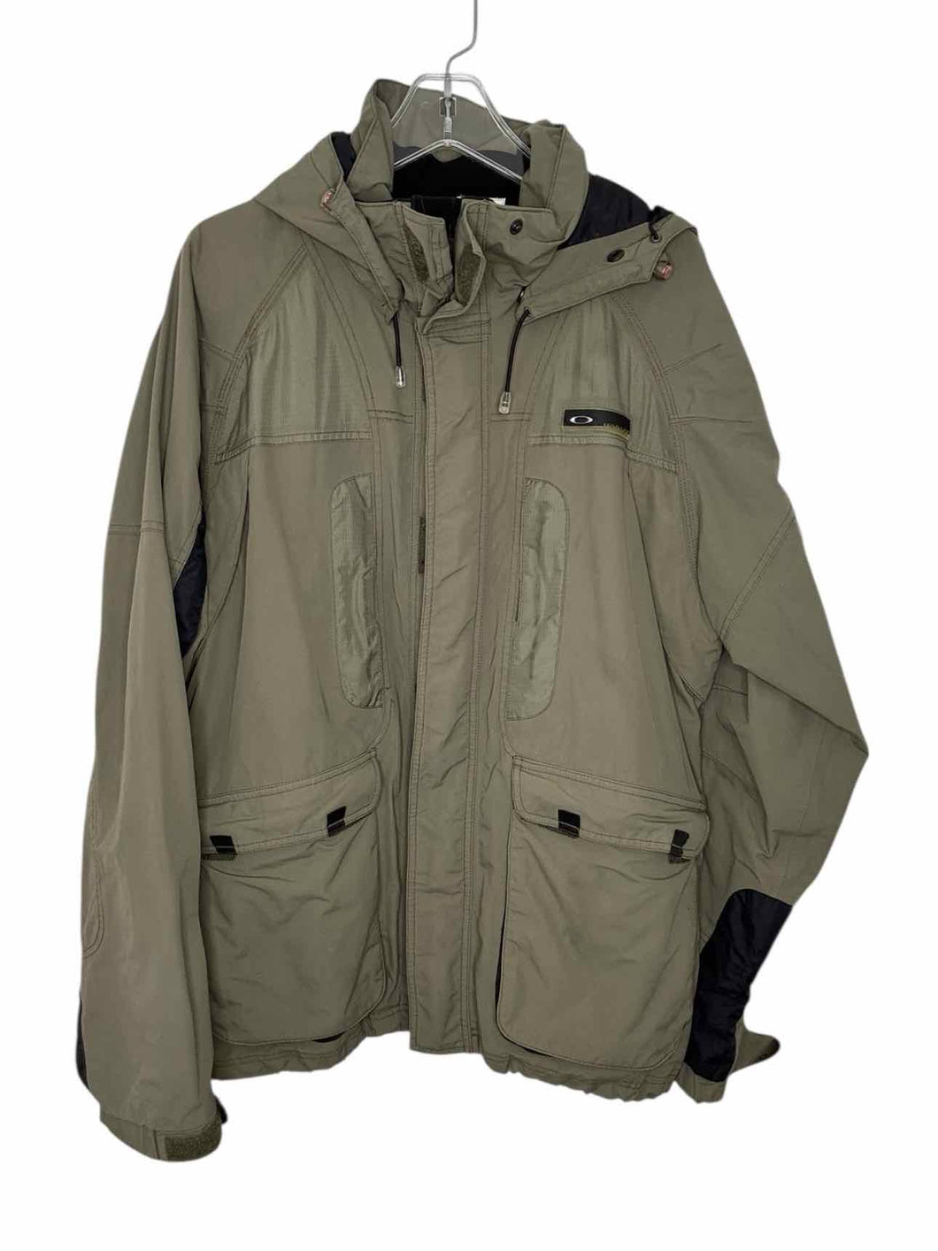 Oakley Size L Olive Pre-Owned Coat- Mens
