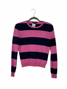 Ralph Lauren Size X- Small Pink Stripe Pre-Owned Sweater- Ladies
