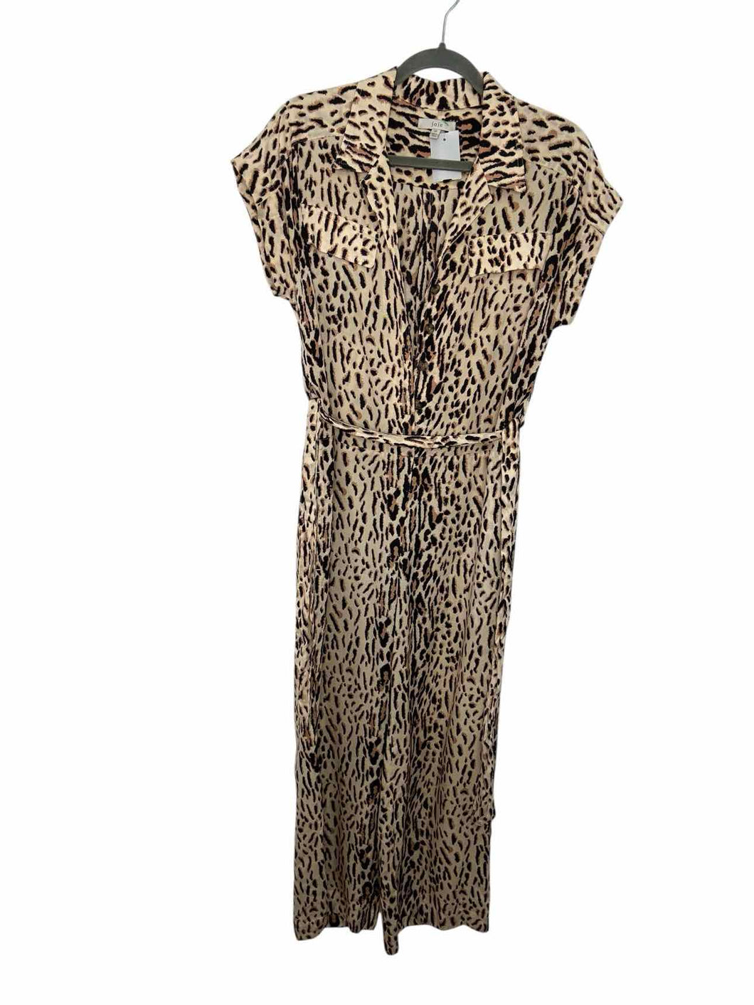 Joie Size X- Small Animal Print Pre-Owned Jumpsuit- Ladies