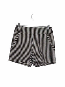 Lucca Couture Size 4 Navy Stripe Pre-Owned Shorts- Ladies