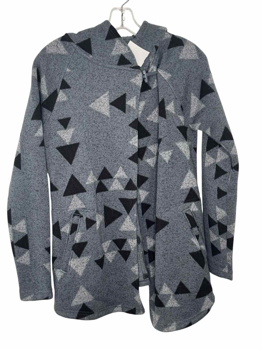 North Face Size X- Small Blue Print Pre-Owned Jacket- Ladies