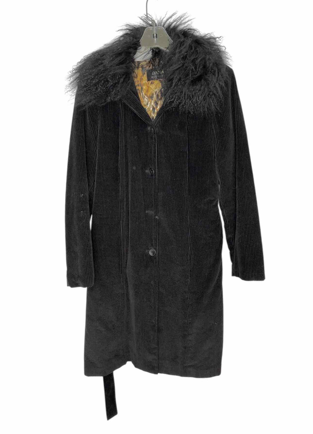 Dana Buchman Size Small Black Pre-Owned Coat- Ladies