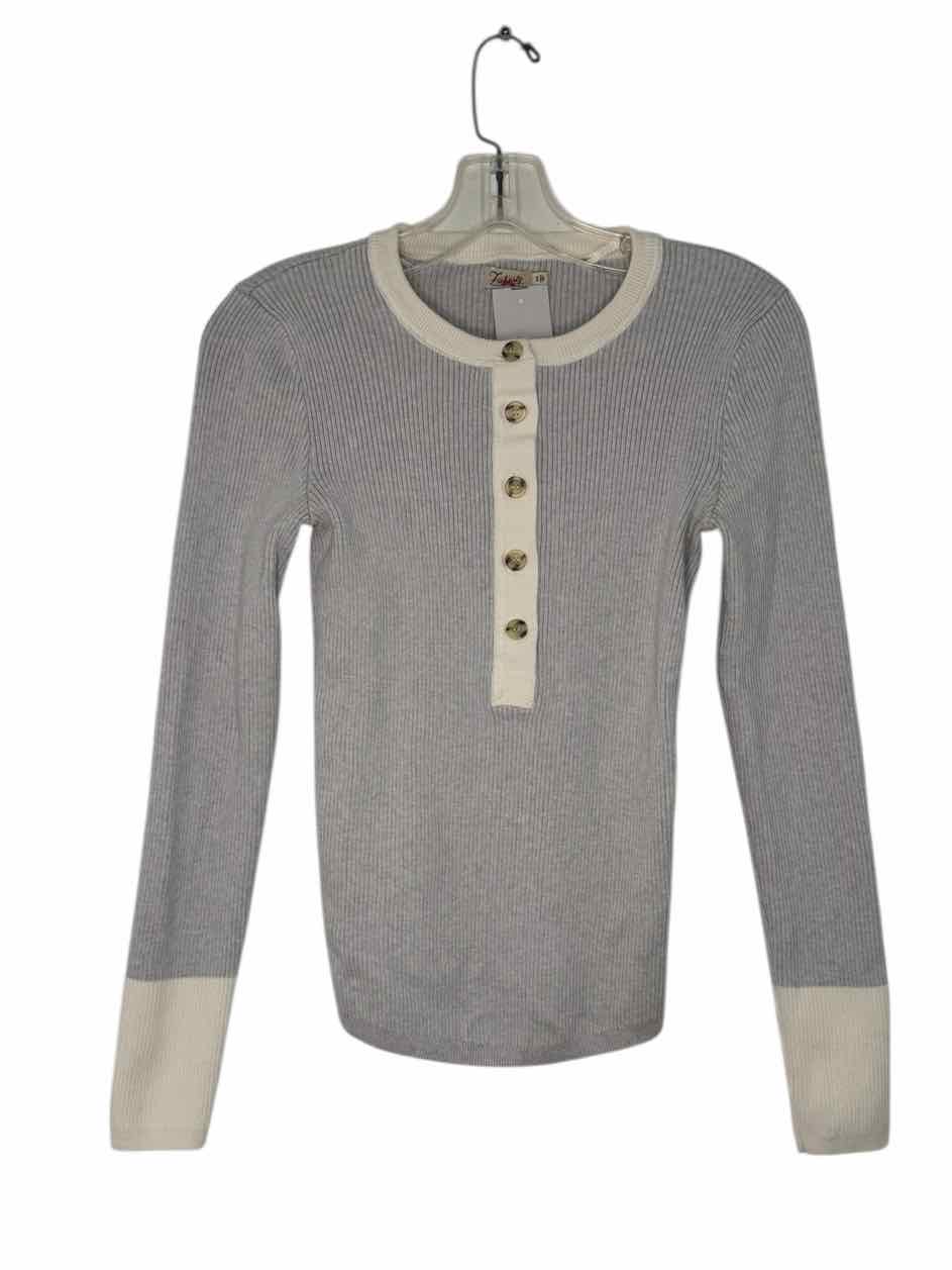 Faherty Size Small Grey Pre-Owned Top- Ladies