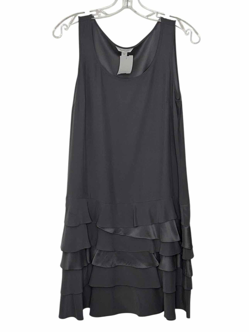 Garnet Hill Size 4 Grey Pre-Owned Dress- Ladies