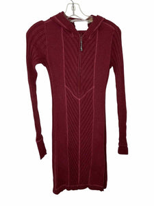 Athleta Size X- Small Burgundy Pre-Owned Dress- Ladies