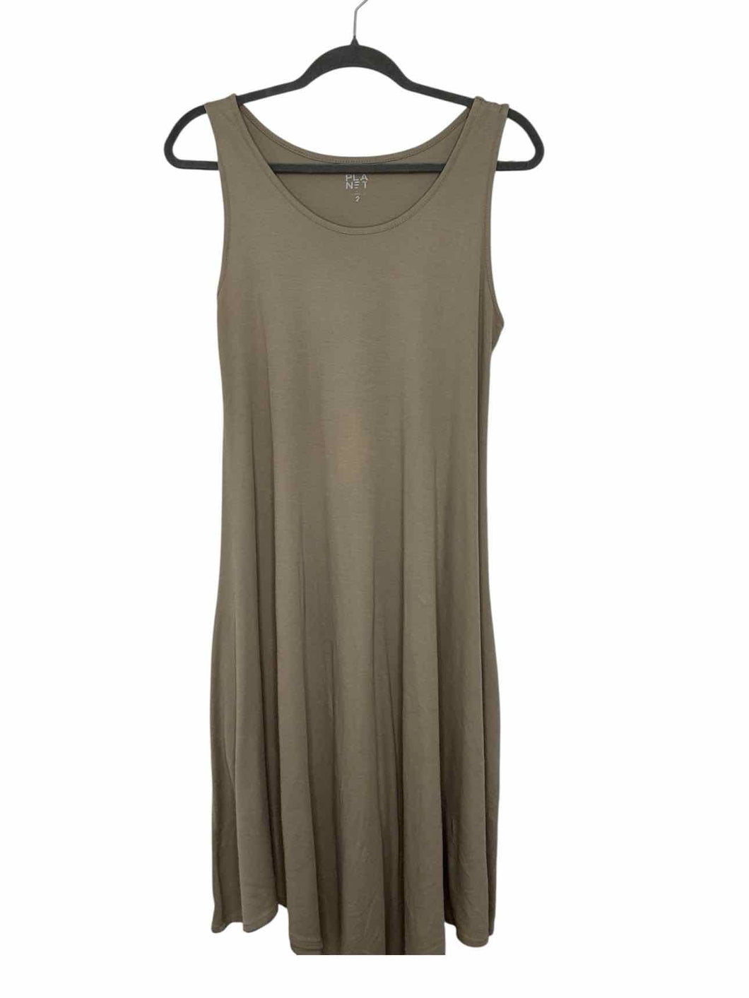 Planet Size 2 Olive Pre-Owned Dress- Ladies