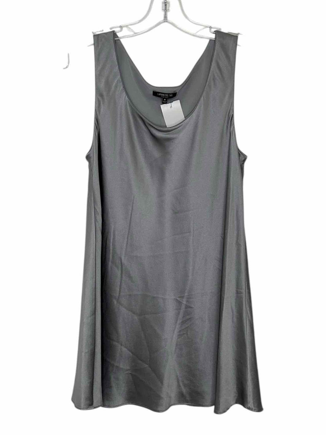 Lafayette 148 Size Medium Silver Pre-Owned Tank Top- Ladies