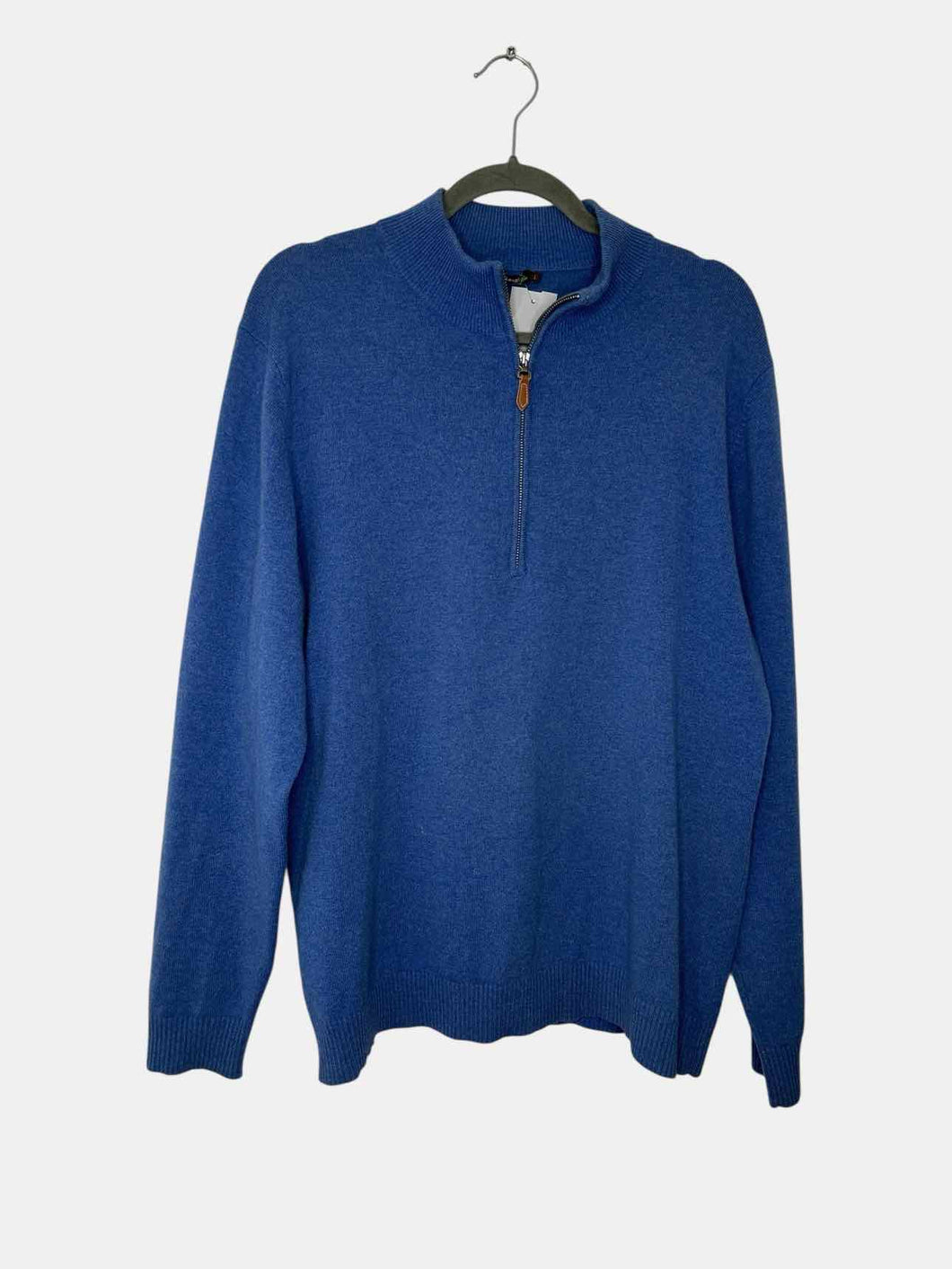 J McLaughlin Size L Blue Pre-Owned Sweater- Mens