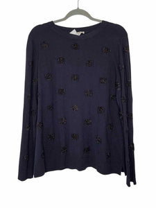 Talbots Size Large Navy Pre-Owned Sweater- Ladies