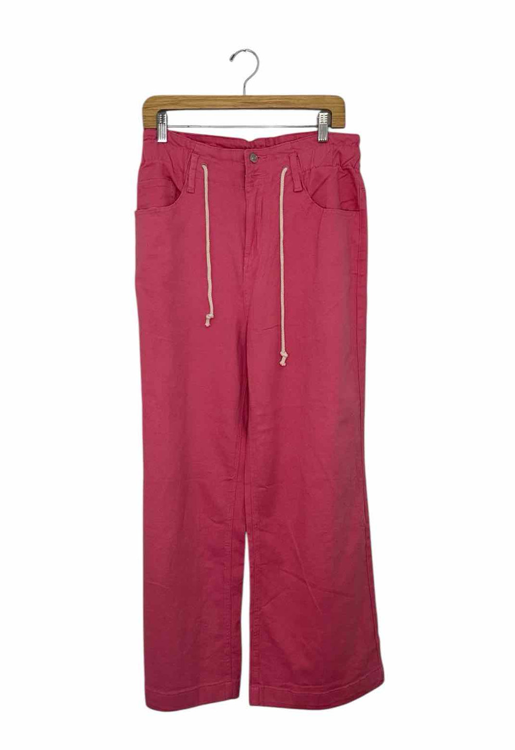 No Brand Label Size Large Pink Pre-Owned Pants- Ladies