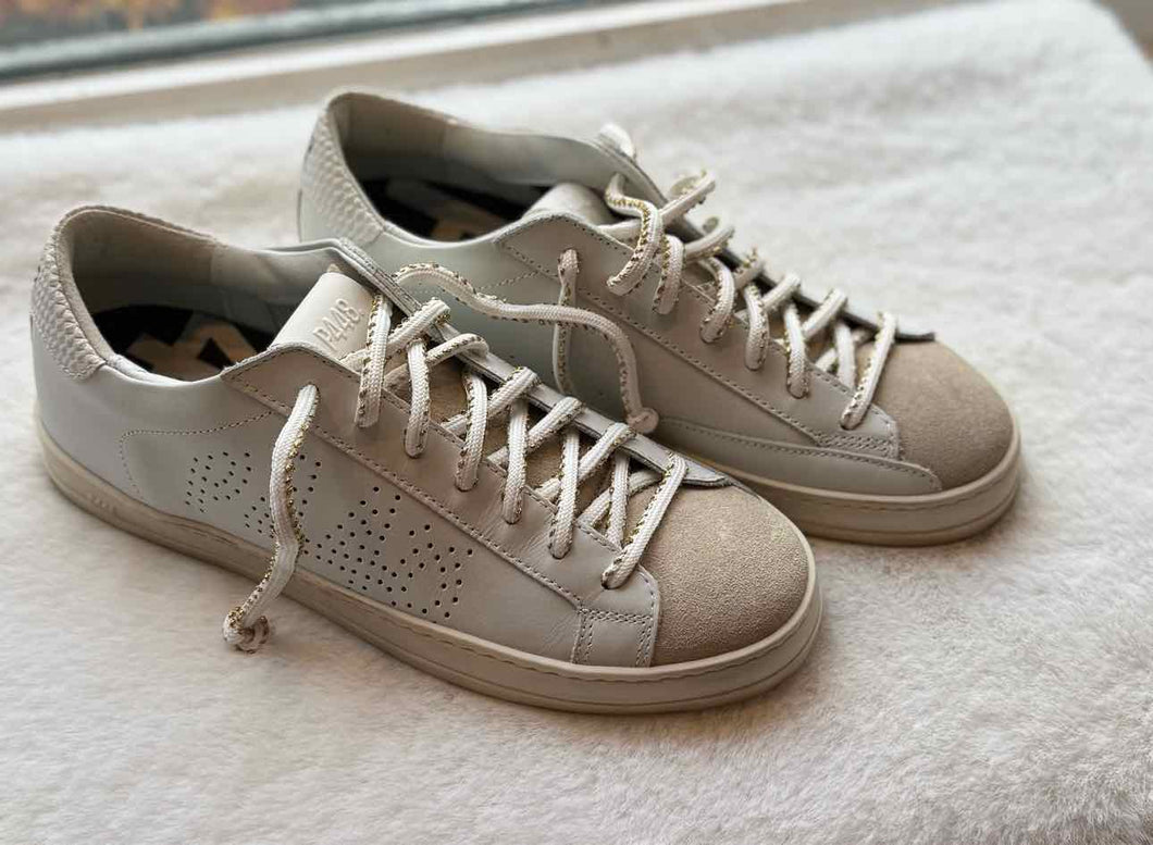 P448 Size 38 Grey Sneaker Pre-Owned Shoes- Ladies