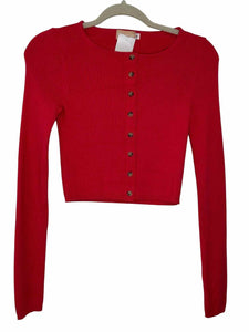 Miramar Size Small Red Pre-Owned Sweater- Ladies