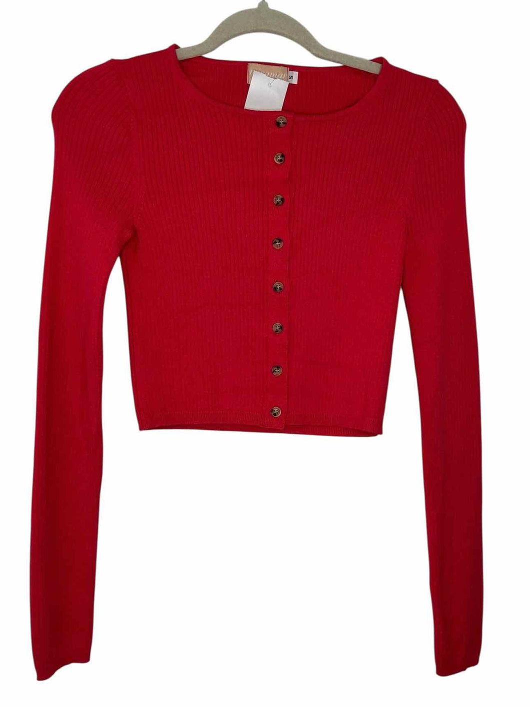 Miramar Size Small Red Pre-Owned Sweater- Ladies