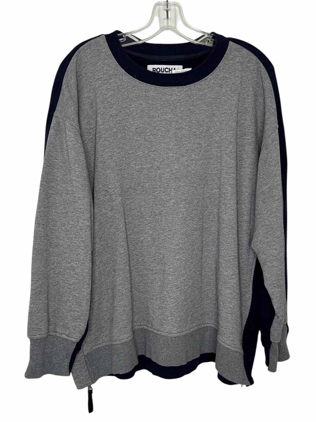 Roucha Size L/XL Gry/Nav Pre-Owned Sweatshirt- Ladies